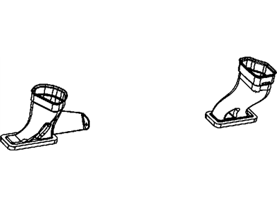 Mopar 55038062AC Duct-Floor Distribution