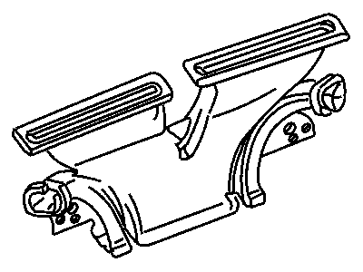 Mopar 55037448AB Duct-DEFROSTER