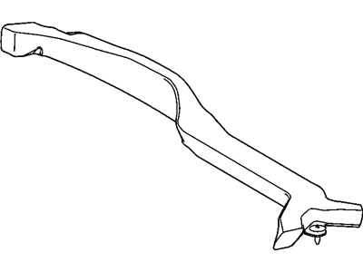 Mopar 55037480AB Duct-Rear Floor Heat