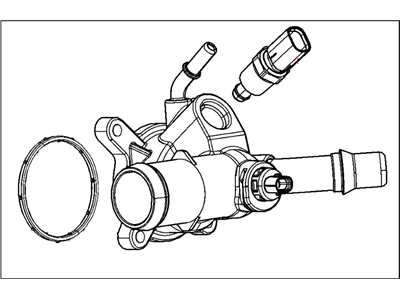 Mopar 5047772AB THERMOSTA-THERMOSTAT