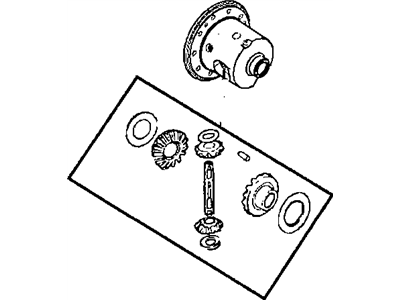 Mopar 5183520AA Gear Kit-Center Differential