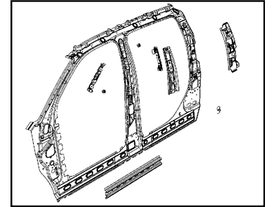 Mopar 55372991AA Panel-Body Side Aperture Inner