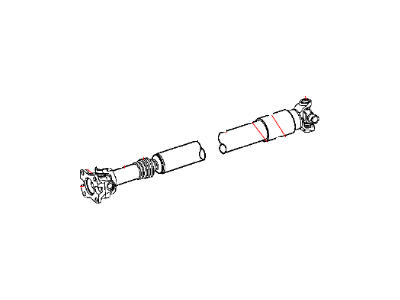 Mopar 52853410AB Rear Drive Shaft