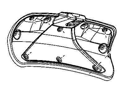 Mopar 4628936AC Cover-DECKLID Interior Trim