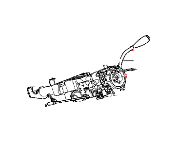 2007 Dodge Ram 3500 Steering Column - 5057434AA