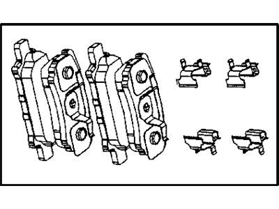 Chrysler Sebring Brake Pad - 68028671AA