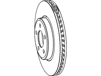 2013 Dodge Charger Brake Disc - 4779197AF