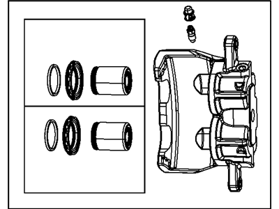 Mopar 5137671AB CALIPER-Disc Brake