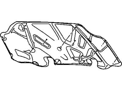 Mopar 4580566AE SILENCER-Hood