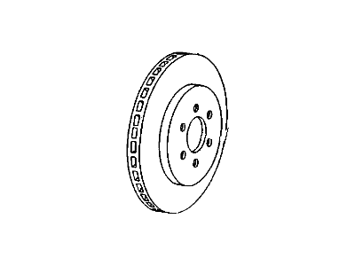 1994 Dodge Viper Brake Disc - 4642353