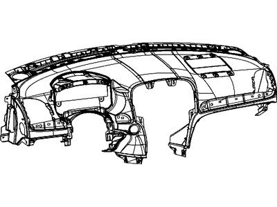 Mopar 1VU721L9AB Panel-Instrument Panel