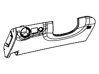 Mopar 1JN63HL1AE Instrument Panel-Steering Column Opening