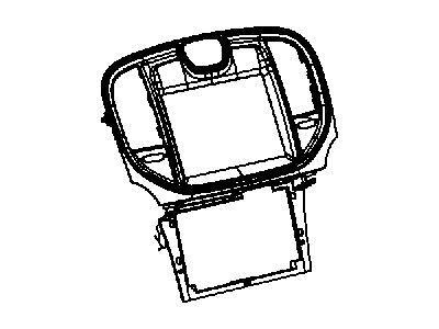 Mopar 68147717AA Bezel-Instrument Panel