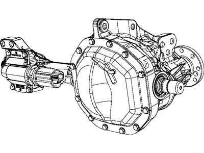 Mopar 52114432AL Axle-Service Front