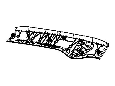 Mopar ZR44ES3AC Molding-Rear Header