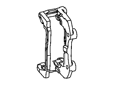 Dodge Charger Brake Caliper Bracket - 5137668AA