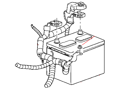 Mopar 56010481AC Alternator And Battery Wiring