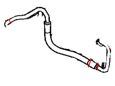 2005 Chrysler Town & Country A/C Hose - 4677492AC