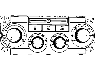 Mopar 55111872AA Air Conditioner And Heater Control