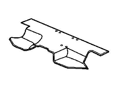 Mopar 55350920AJ SILENCER-Floor Pan