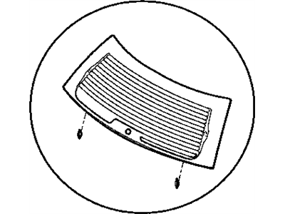 Mopar 5102323AC BACKLITE-LIFTGATE