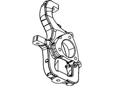 Mopar 68044703AC Front Steering Knuckle