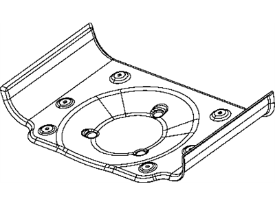 Mopar 68158211AA Shield-Spare Tire