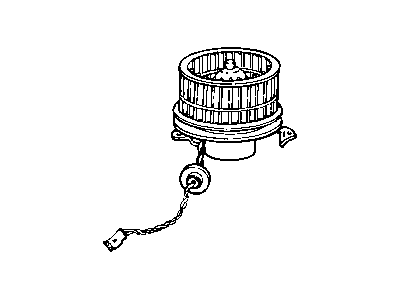 Mopar 4885148AC Motor-Blower With Wheel