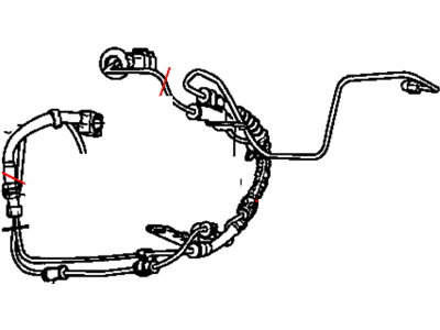 2001 Chrysler Voyager Brake Line - 4721325AA