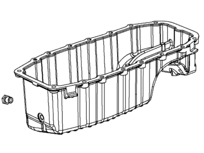 Dodge Dart Oil Pan - 4892916AD