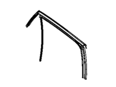 Mopar 68361342AA W-Strip-Front Door Flush Glass