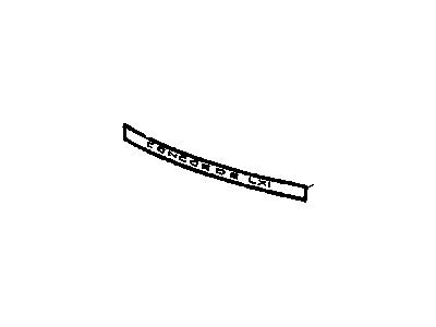 Mopar 4805281AB NAMEPLATE-DECKLID