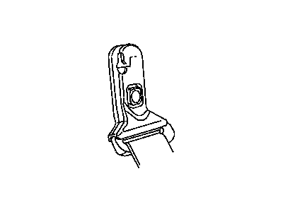 Mopar 5DW47XT5AC Rear Outer Seat Belt