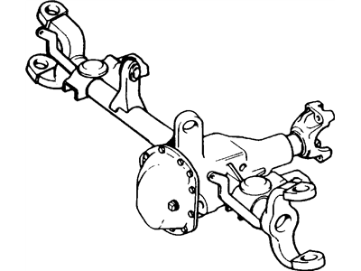 Mopar 5015982AB Axle-Service Front