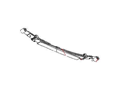 Mopar 52855121AE Rear Leaf Spring