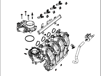 Chrysler 200 Intake Manifold - 4627937AG