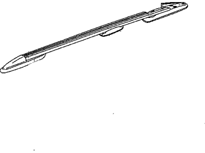 Mopar 4676659AB Rail Luggage Rack Side