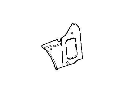 Mopar 4888560AC Extension-Body Side Aperture