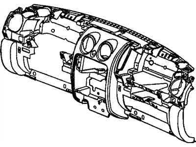 Mopar 5HZ96WL8AD Instrument Panel-Instrument