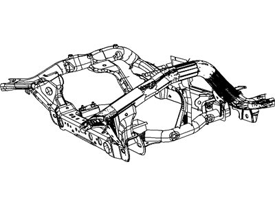 Mopar 52124860AG CROSSMEMBER-Front Suspension