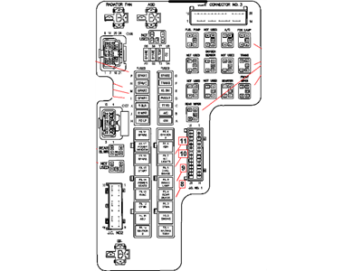 Mopar 4692083AB Integrated Power Module