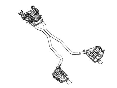 2015 Jeep Grand Cherokee Exhaust Pipe - 68289194AA