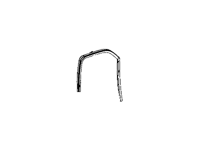 Mopar 5112246AA WEATHERSTRIP-Front Door Glass Run