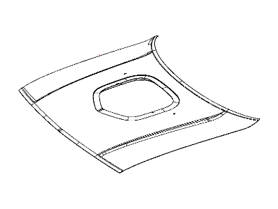 Mopar 68217424AA Hood Panel