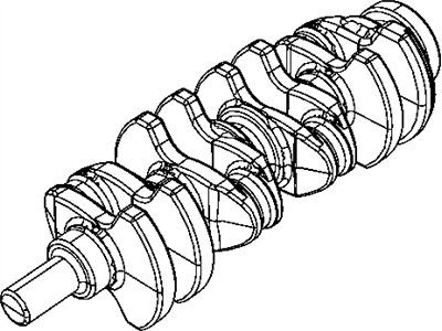 2011 Jeep Compass Crankshaft - 68001693AC