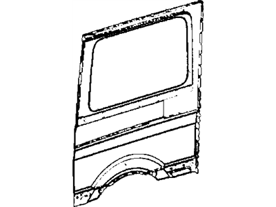 Mopar 68009169AA Panel-Body Side Rear