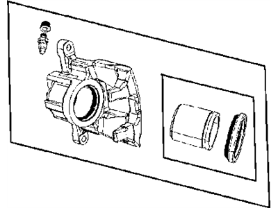 2007 Jeep Wrangler Brake Caliper - R8003774AA