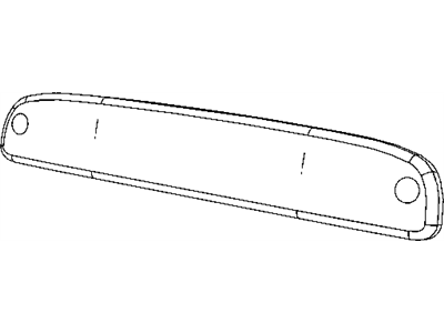 Mopar 55056202AF Lamp-High Mounted Stop