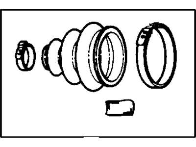 Mopar 5083090AA Boot Kit-Half Shaft