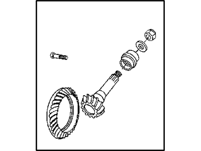 Mopar 5086816AC Gear Kit-Ring And PINION